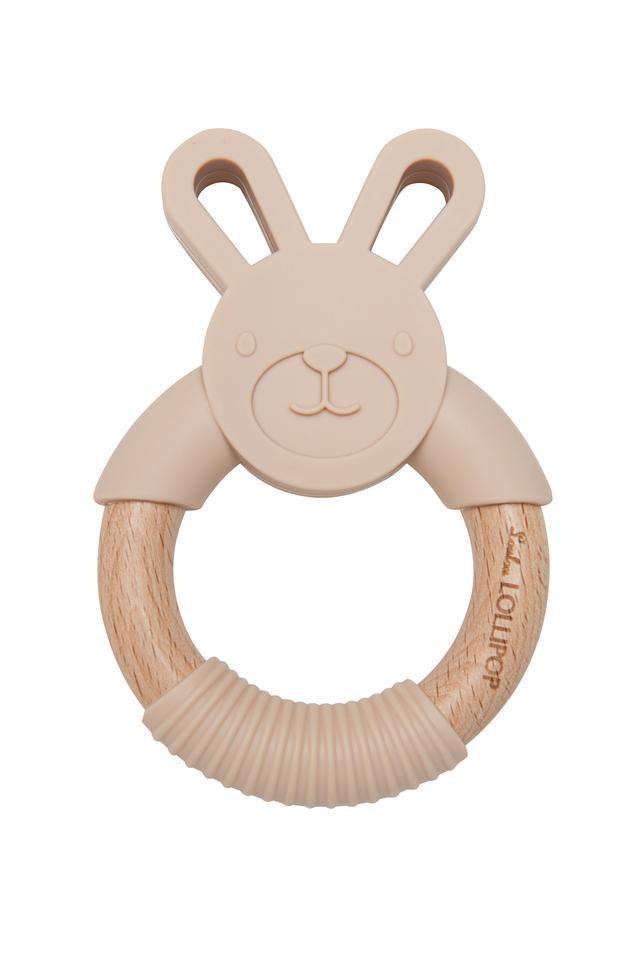 Teether - Bunny Ring Tan