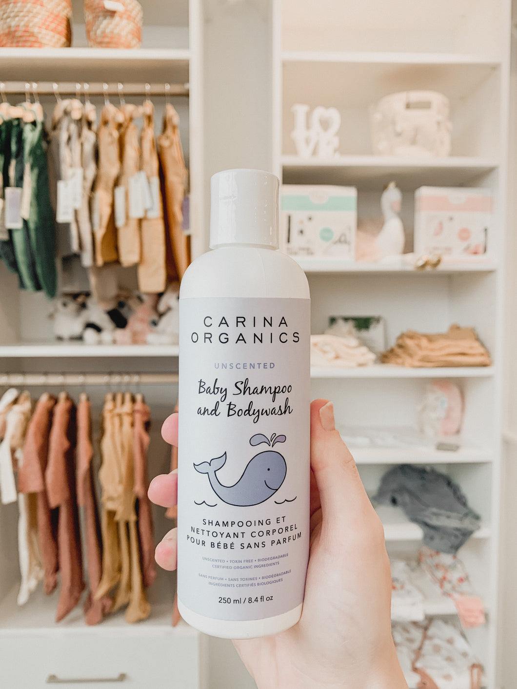 Carina Organics - Baby Shampoo & Body Wash Unscented