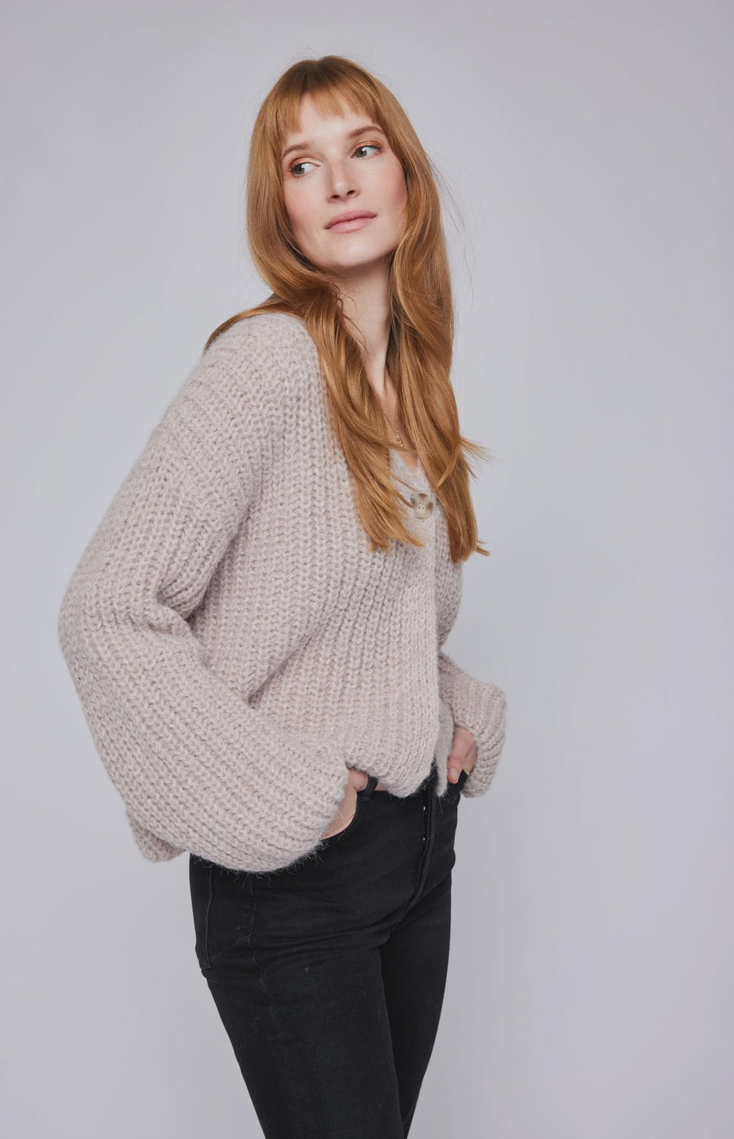 Gentle Fawn - Ilene Cardigan Sweater Heather Pearl