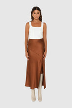 Load image into Gallery viewer, Madison The Label - Layla Midi Skirt Chocolate
