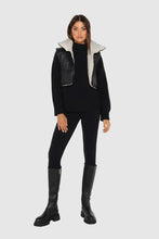 Load image into Gallery viewer, Madison The Label - Raquel Vest Black/Bone
