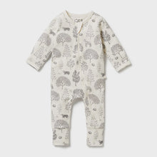 Load image into Gallery viewer, Wilson &amp; Frenchy - Sleeper Woodland Zipsuit
