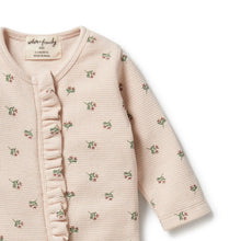 Load image into Gallery viewer, Wilson &amp; Frenchy - Sleeper Emily Floral Ruffle Zipsuit
