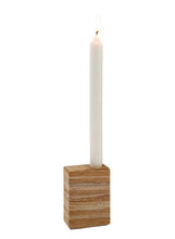 Load image into Gallery viewer, Cubic Candle Holder Sandstone
