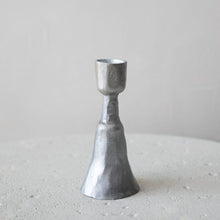 Load image into Gallery viewer, Zora Forged Candle Sticks Antique Silver
