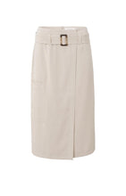 Load image into Gallery viewer, Yaya - Midi Skirt with Belt &amp; Pockets
