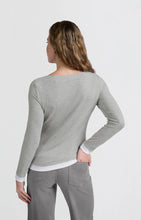 Load image into Gallery viewer, Yaya - Top T Shirt Long Sleeves Grey Faux Layer
