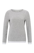 Load image into Gallery viewer, Yaya - Top T Shirt Long Sleeves Grey Faux Layer
