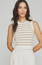 Load image into Gallery viewer, Gentle Fawn - Tank Cora Stripe Taupe
