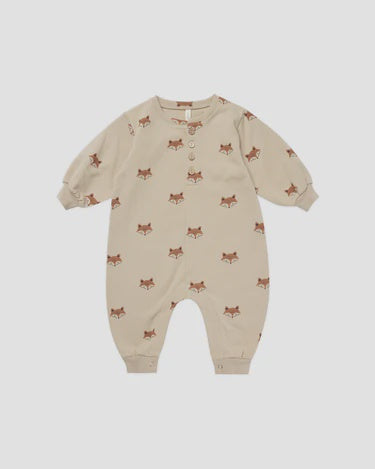 Quincy Mae - Relaxed Fleece Jumpsuit Sand Foxes