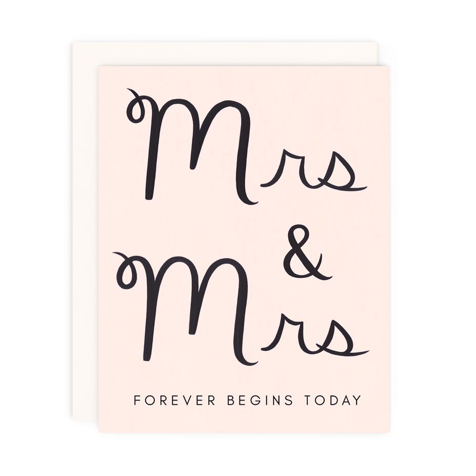 Card - Mrs & Mrs